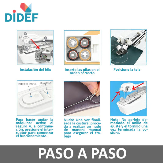 Máquina de coser portátil