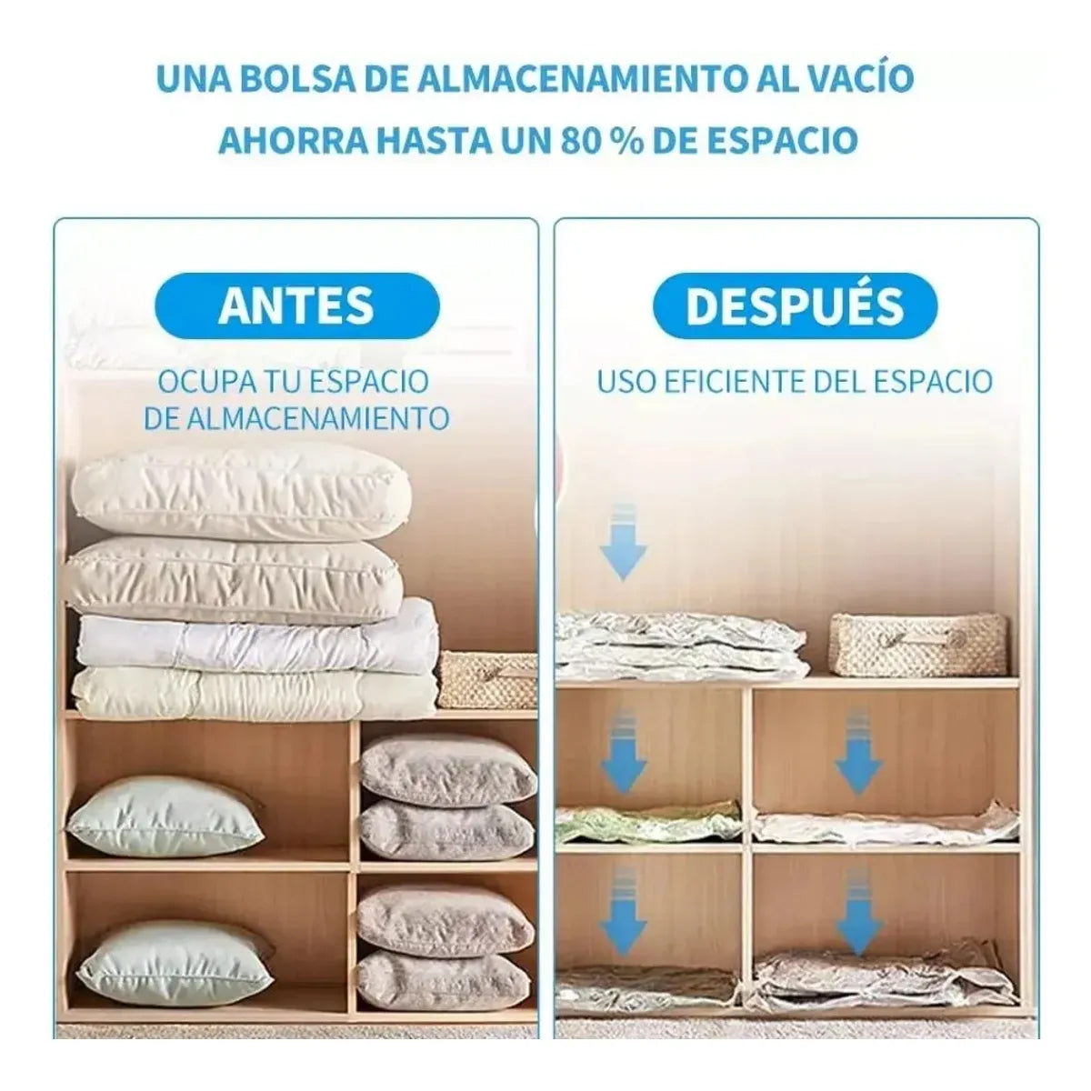 Pack x6 Bolsas al Vacío 68x98