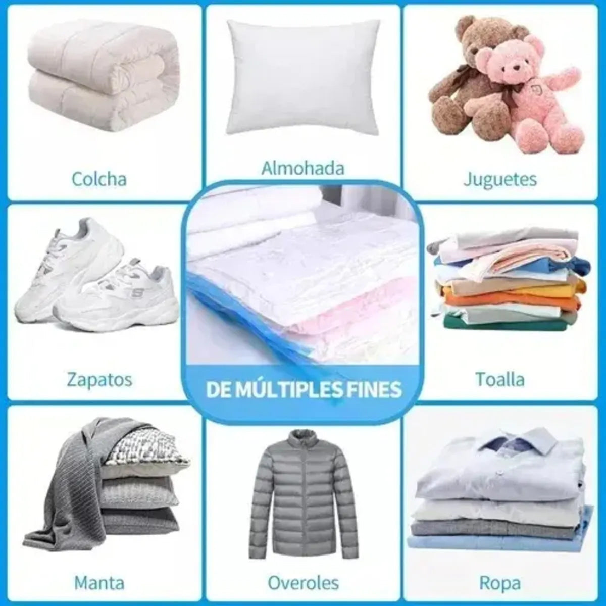 Pack x6 Bolsas al Vacío 68x98