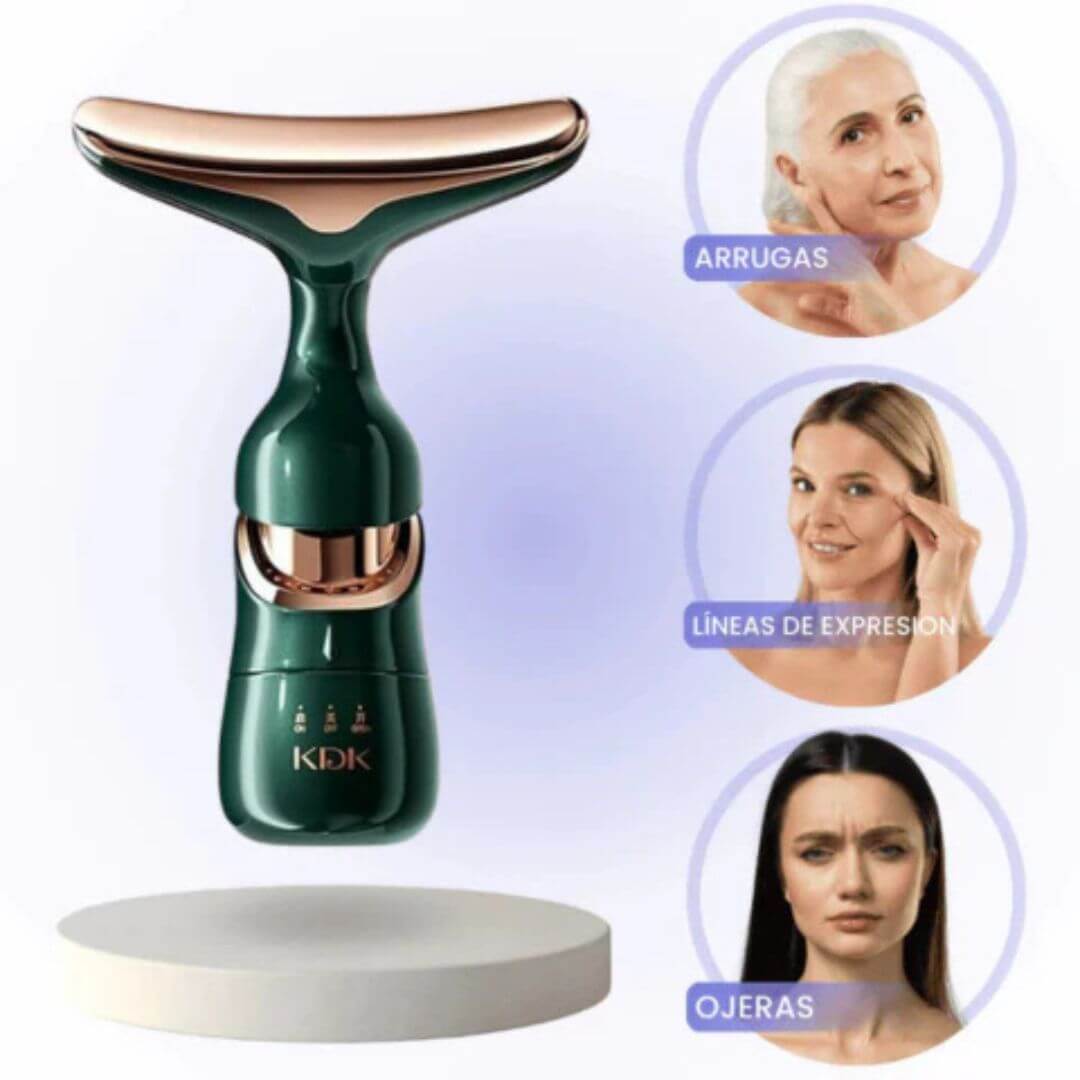 Masajeador Facial 3 en 1 Reafirmante