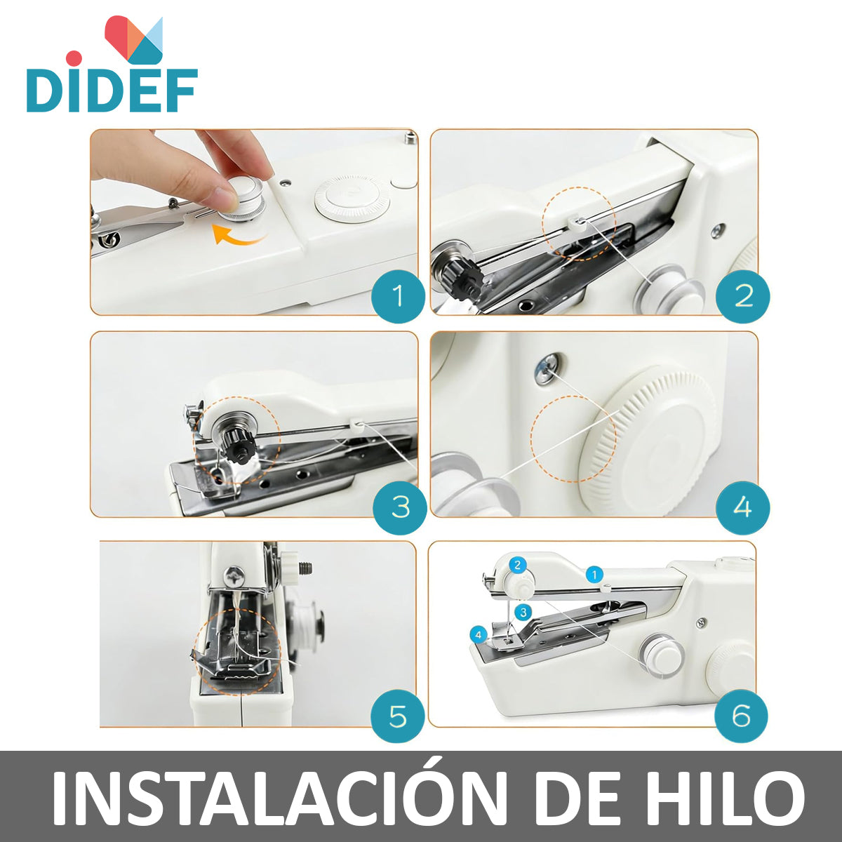 Máquina de coser portátil