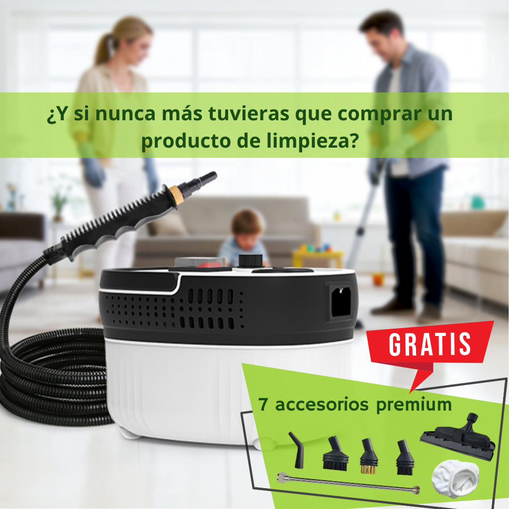 Limpiador A Vapor Presión 2500w Portátil